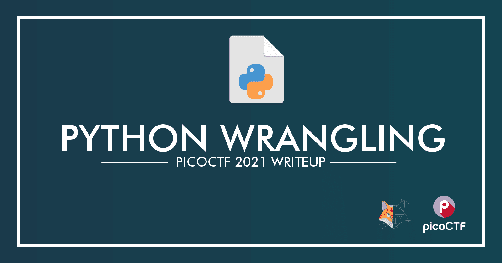 03. Python Wrangling - PicoCTF 2021 Writeup